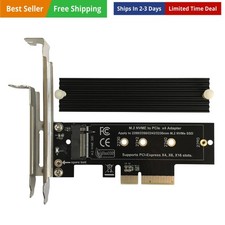 M.2 NVME to PCIe 3.0/4.0 x4 Adapter, NVME/AHCI SSD to PCIe Expansion Card wit... picture