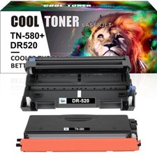 1 x TN580 Toner + DR520 Drum For Brother HL-5240 HL-5250DN HL-5250DNT HL-5280DW picture