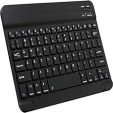 Ultra-Slim Bluetooth Keyboard Apple iPad iPhone iOS 13 and Above Samsung Tablet  picture