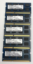 Lot of 5 x Elpida 2gb 2rx8 pc3-10600s-9-10-f1 picture