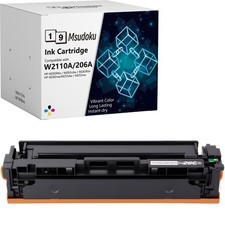 For HP 206A W2110A Black Ink Toner Laserjet Pro MFP M255dw M283fdw  With Chip picture