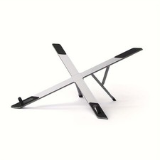 Ergonomic Aluminum Alloy Laptop Stand Adjustable Compact Fits 10-17.3 In Devices picture