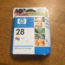 Genuine HP 28 Tri Color Ink Cartridge New Sealed EXP picture