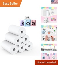 6 Rolls of Glossy Instant Print Paper for Kids - Perfect for Creative Adventures picture
