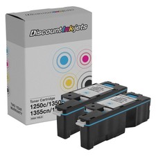 2PK 331-0777 C5GC3 for Dell CYAN HY Toner Cartridge Color Laser C1760 C1765 1755 picture