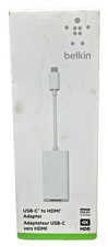 Belkin USB-C to HDMI Adapter – 4K – Model F2CU038dsWHTAPL – New Store Return picture