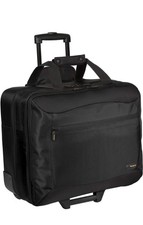pack of 2 TCG717/TCG717 Black Nylon Rolling Laptop Case 17in Wheels Telescopic picture
