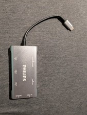 Philips Elite 7-In-1 Multiport Hub With Power Pass-Through, Silver picture