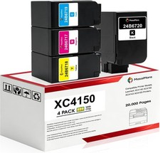 NEW XC4150 XC4140 Toner Cartridge Extra High Yield Replacement for Lexmark, 4 pk picture