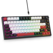 SbocKeeb 75 Percent Keyboard Gasket-Mounted with Sound Absorbing Pads, 82-Key... picture