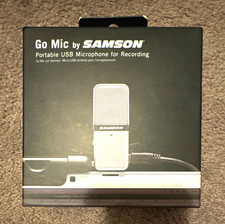 Samson Go Mic Portable USB Clip-On Cardioid Microphone Black/Silver picture