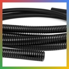 Split Wire Loom Tubing,10,25ft Cord Protectors from Pets No Chew, Flexible Wire picture