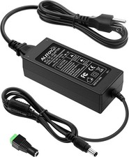 ALITOVE 24V DC Power Supply 2A 48W AC/DC Adapter 100~240V AC to 2A, Black  picture