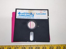 Apple II Lancaster Software Silicon Valley Systems 5.25 Floppy Disk Vintage SVS picture