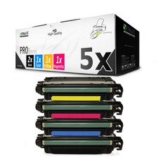 5x MWT PRO Compatible Toner Cartridges for HP Color LaserJet CP-5225-XH picture