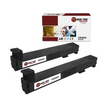 2Pk LTS 823A CB380A Black  Compatible for HP LaserJet CP6015de CP6015dn Toner picture