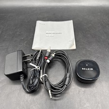 Belkin F8Z492 Bluetooth Music Receiver w/ OEM Power Adapter - Black picture