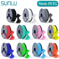 SUNLU 1.75mm Matte PETG 1KG/3KG/5KG/10KG 3D Printer Filament PETG High Speed Lot picture