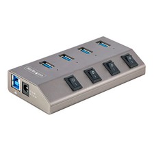 Startech.Com 4-Port Self-Powered Usb-C Hub Individual On/Off Switches Usb 3.0 picture