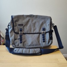 Timbuk2 Grey Blue Canvas Messenger Bag picture