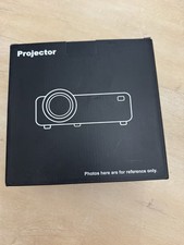 FRESHDEW Mini Projector 1080p Native 4K Max LED Portable HDMI USB TF White picture