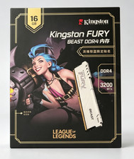 Kingston FURY Beast DDR4 3200MHz 16GB League of Legends Jinx Edition NEW Sealed picture