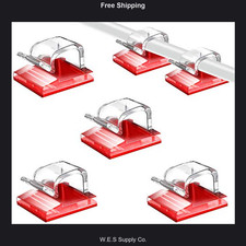 self adhesive cable clips 50 pcs wire organizers for home office and electronics picture