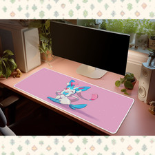 Pokemon Sylveon Pink Kawaii Desk Mat Mouse Pad Kalos Anime Gaming Large picture