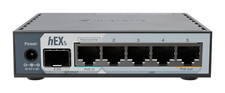 MikroTik hEX S (E60iUGS) Wired Router with 2.5Gbps SFP+, 5 Gigabit LAN Ports, US picture