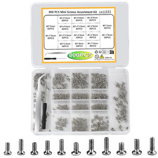 Tiny Screws for Electronics, 800 Pcs Mini Micro Small Phillips Pan Head Machine picture