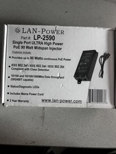 LAN-power Singleport Ultra High Power PoE 90 watt Midspan Injector picture
