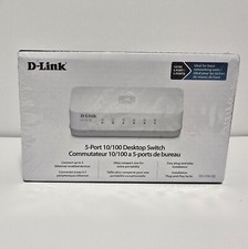 D-LINK (GO-SW-5E) 5-Port 10/100 Desktop Network Ethernet Switch - SEALED BOX picture