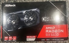 ASRock Challenger AMD Radeon RX6600 CLD 8G 8GB GDDR6 Graphics Card PCIe 4.0 Used picture