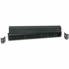 APC NetShelter Basic Rack PDU, 1U, 16A, 208 & 230V, 10 C13 and 2 C19 outlets picture