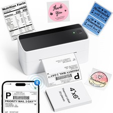 Phomemo 4x6 Bluetooth Thermal Label Printer Wireless for USPS FedEx UPS LOT picture