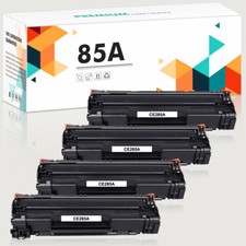 4PK CE285A 85A Black Toner Cartridge for HP LaserJet M1137 P1102 P1109w Printer picture