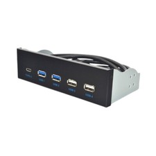 USB3.0/3.1 Front Panel 2 USB3.0 + 2 USB2.0 + TypeC for 5.25
