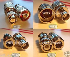 4pc/set RF coaxial adapter connector Kit N male/female to BNC Male / Female USA picture