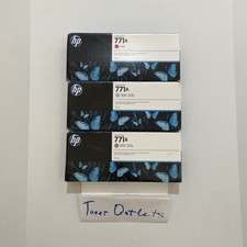 Lot of 3 HP 771A Ink Cartridge 775-ml, Magenta, Light Cyan , Light gray, picture