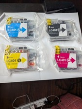 lc401 ink cartridges - new and sealed - black, yellow, magenta, cyan picture