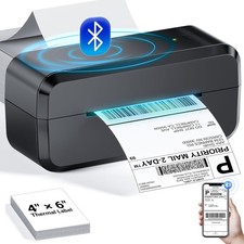 Phomemo 243BT Bluetooth Thermal Label Printer 4X6 Printer or Shipping Labels picture