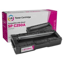 LD COMPATIBLE RICOH 407541 / SP C250A TONER CARTRIDGE 2,300 PAGE YIELD - MAGENTA picture