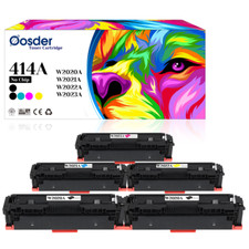 414A Toner(No Chip),2x BK & 1x C/M/Y,for HP M454/MFP M479,W2020A 2021 2022 2023 picture
