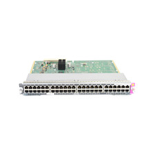 Cisco WS-X4748-RJ45-E 48 RJ-45 Port 10/100/1000 Gigabit Ethernet Module 4500 KCK picture