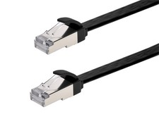 Monoprice Cat6A Ethernet Patch Cable - Slim, Flat, U/FTP, 30AWG, Molded Boot, picture