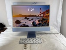Apple iMac 24in M4 2024 16GB Ram 256GB SSD Blue SPB-JB 372438 picture