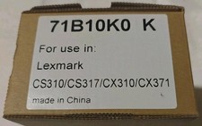 71B10K0 K Lexmark Printer Cartridge for CD310/CS317/CX310/CX371 Yields 3000-4000 picture