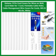 157in Paintable Cord Hider - Elegant Self-Adhesive Cable Management Solution picture