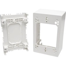 Tripp Lite Single-Gang Surface-Mount Junction Box Wallplate White (n080-smb1-wh) picture