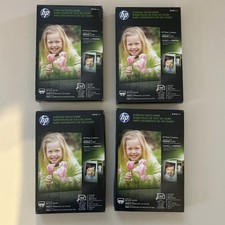 HP Everyday Photo Paper 100 Sheets 4x6 Glossy Inkjet Printers *Lot of 4* picture